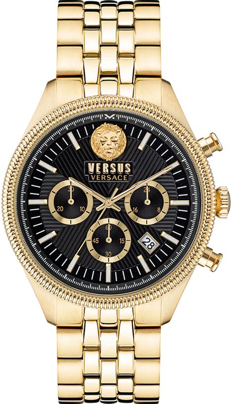 versus versace uhr herren schwarz|Versace watches for men.